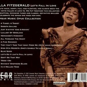 Ella Fitzgerald Let's Fall In Love Universal CD like new cardboard sleeve